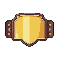 championship belt golden plates leather wrestling