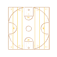 court wooden floor basketball lines polished