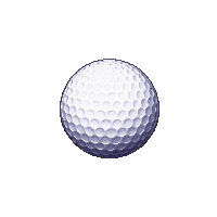 golf ball white dimpled small round tee