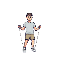 jump rope handles cord skipping exercise