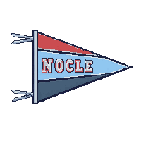 pennant flag triangular team name colored