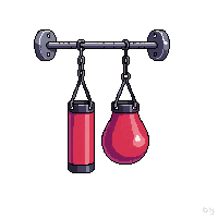 punching bag heavy leather chain hanging gym
