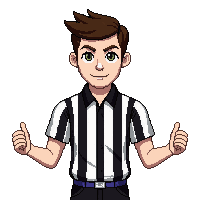 referee striped shirt whistle cards authority