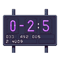 scoreboard digital numbers team display panel