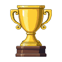 trophy gold cup large handles pedestal first