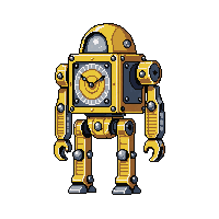 Steamp Clockwork Automaton Brass Robot 021 V3 2026 03 25T19 14 54 — free pixel art sprite from Steampunk Robots