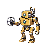 Steamp Clockwork Automaton Brass Robot 041 V5 2026 03 25T19 14 54 — free pixel art sprite from Steampunk Robots