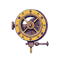 Steamp Clockwork Automaton Brass Robot 081 V9 2026 03 25T19 14 54 — free pixel art sprite from Steampunk Robots
