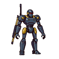 Steamp Guard Automaton Security Robot 059 V6 2026 03 25t19 14 54 — free pixel art sprite from the Steampunk Robots collection, transparent PNG