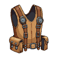 steampunk engineer blueprints tool belt vest