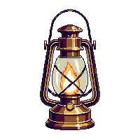 steampunk lantern brass oil flame portable