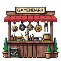 steampunk market stall brass gadgets trinkets