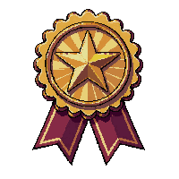 steampunk medal award brass star ribbon honor