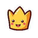 stickersearch 20817 crown gold large