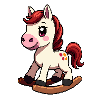 stickersearch 12740 rocking horse