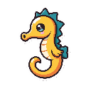 stickersearch 17838 seahorse large