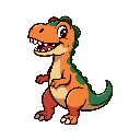 stickersearch 19729 dinosaur trex large