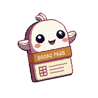 stickersearch 10983 boarding pass