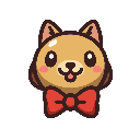 stickersearch 22015 bow tie velvet large