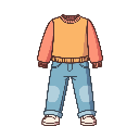 stickersearch 19741 acid wash jeans large