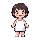 stickersearch 22824 tennis dress white large