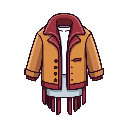 stickersearch 21025 suede fringe jacket large