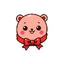 stickersearch 17132 ribbon spool red large