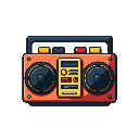 stickersearch 17429 boombox stereo large