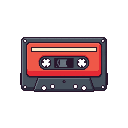 stickersearch 19601 cassette tape large