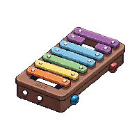 stickersearch 12434 xylophone toy
