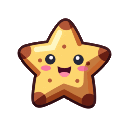 stickersearch 17821 cookie star large
