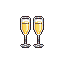 stickersearch 21514 champagne flutes