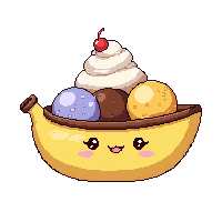 stickersearch 12452 banana split