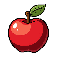 stickersearch 27655 food apple cartoon polished