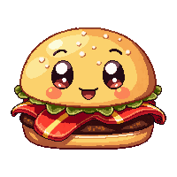 stickersearch 11063 bacon burger