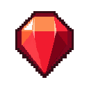 stickersearch 18536 gem ornament red large