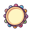 stickersearch 19450 tambourine large