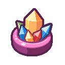 stickersearch 16657 crystal cluster large