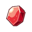 stickersearch 18335 gem plastic red large