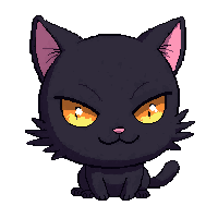 stickersearch 14023 blackcat
