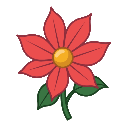 stickersearch 22232 flower poinsettia large