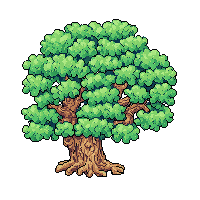 stickersearch 27612 nature tree retro 8bit