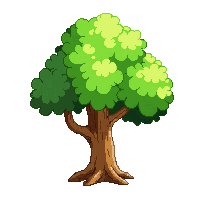 stickersearch 27657 nature tree cartoon polished