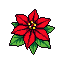 stickersearch 6792 flower poinsettia