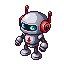 stickersearch 17066 robot silver
