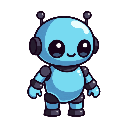 stickersearch 21046 robot blue large