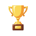 stickersearch 17493 trophy gold large