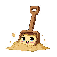 stickersearch 11089 sand shovel