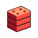 stickersearch 19521 brick red toy large