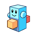 stickersearch 22771 brick blue toy large